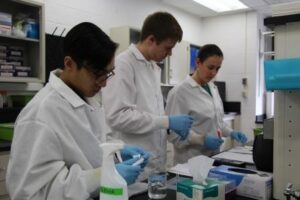 Students in the Lips Lab at the University of Maryland